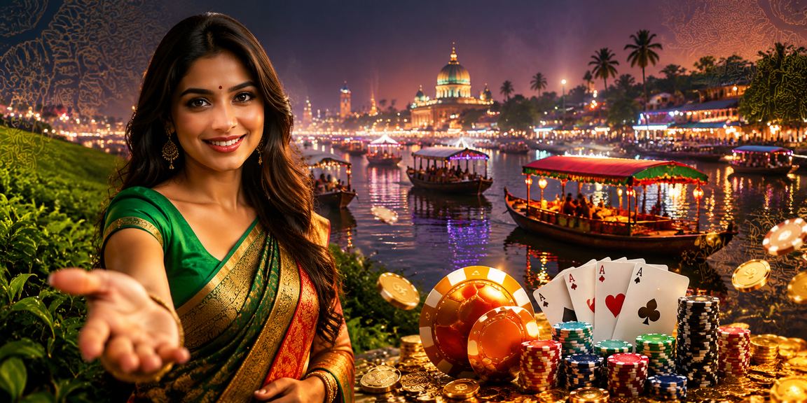 বরিশালের চা বাগানে পোকার গেমিং পরিবেশ
